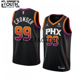 Phoenix Suns Jae Crowder 99 Nike 2022-23 Statement Edition Musta Pelipaidat Swingman - Lasten